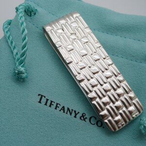 Tiffany & Co. Sterling Silver Weave Money Clip